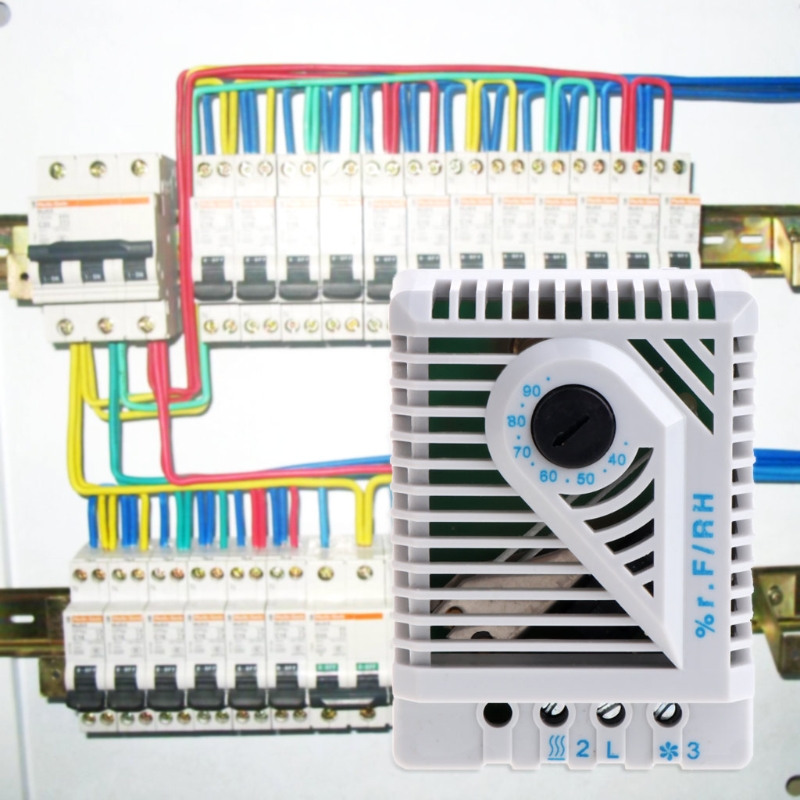 Mechanische Hygrostat Feuchtigkeit Controller Verbinden Fan Heizung für Schrank MFR012