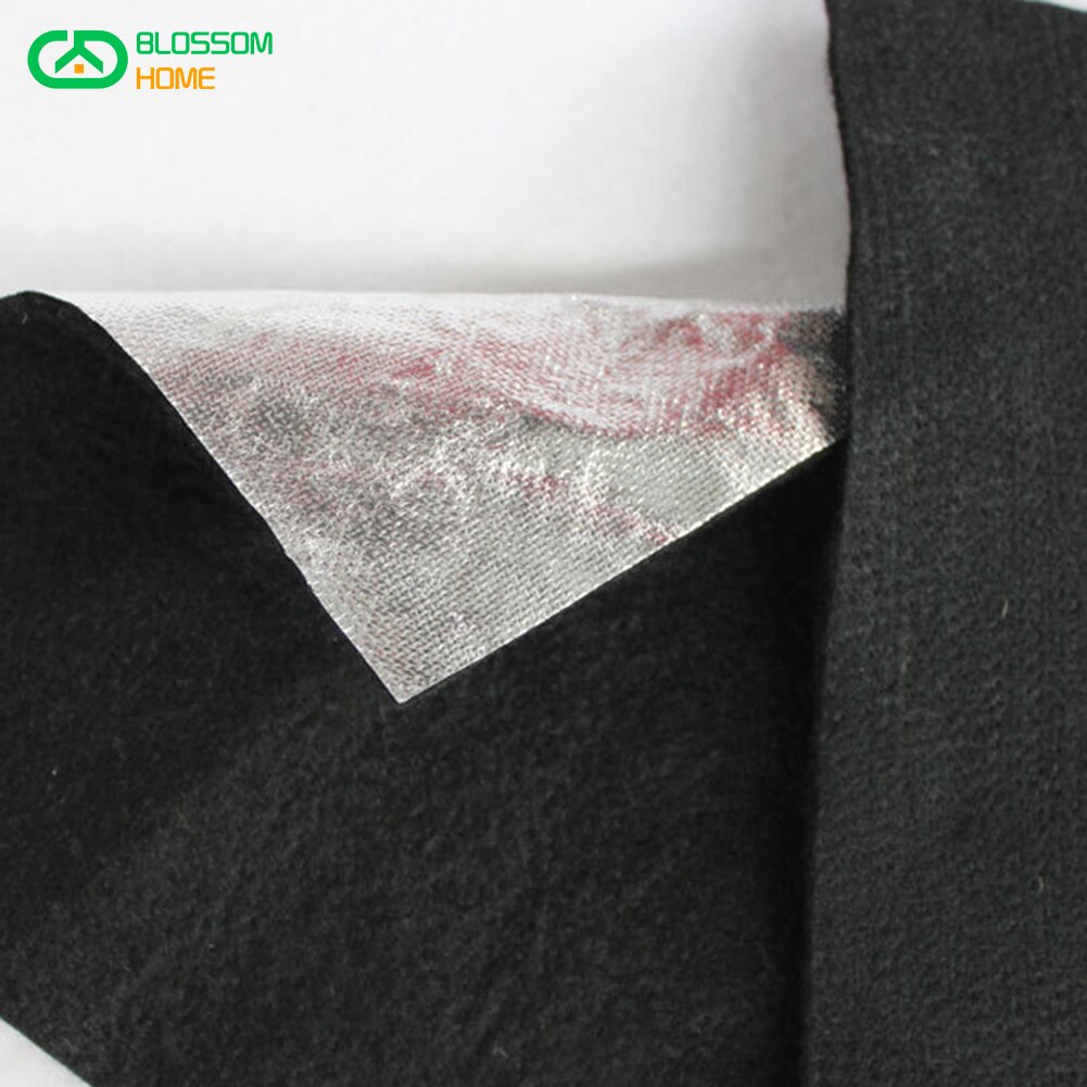 100X100Cm Carbon Fiber Isolatie Deken Hoge Temperatuur Isolatie Fire Deken Aluminiumfolie Zwarte Katoenen Brandwerende Deken