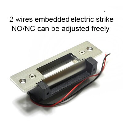 ANSI Standard Heavy Duty Electric Strike Lock 1000kg Holding Force Glass Door Electric Strike Power to Unlock/lock Adjustable: XM-124A