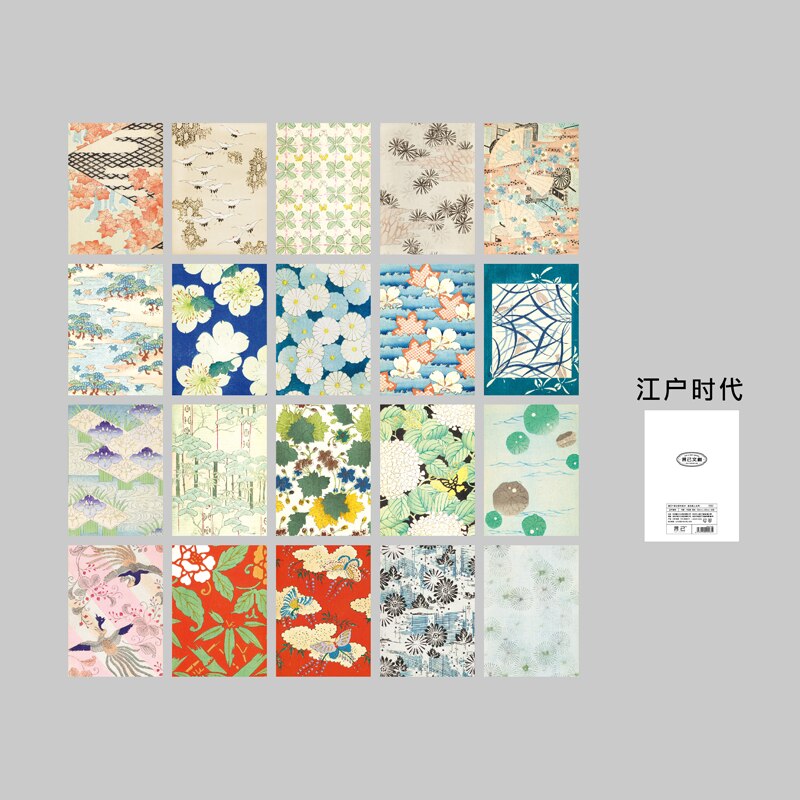 Yoofun Retro Post Magazine Map Material Pack Scrapbooking Decor Paper for Craft Making Collage Junk Journal DIY Stationery: f