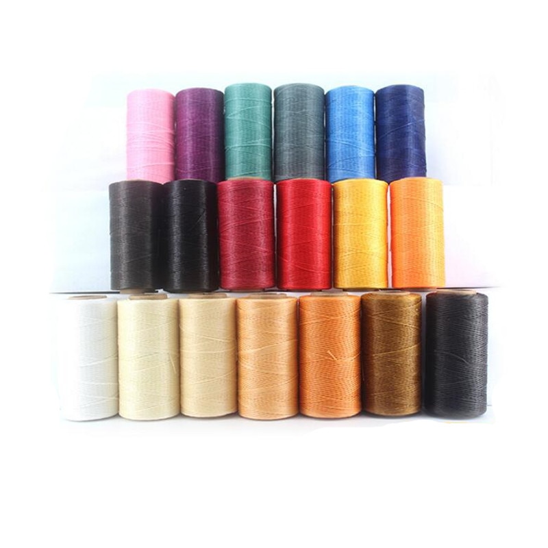260 M/Roll 0.8 Mm Gewaxt Leer Draad Wax Katoenen Koord String Riem Touw Bead Voor Diy Handwerk Tool hand Stiksels Draad