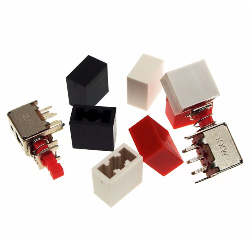 A08 Tactile Drukknop Cap, Tact Micro Switch Knop Cap Voor 3.4Mm * 3.4Mm Schakelaar, momentary Tact Cap (Geen Schakelaar)