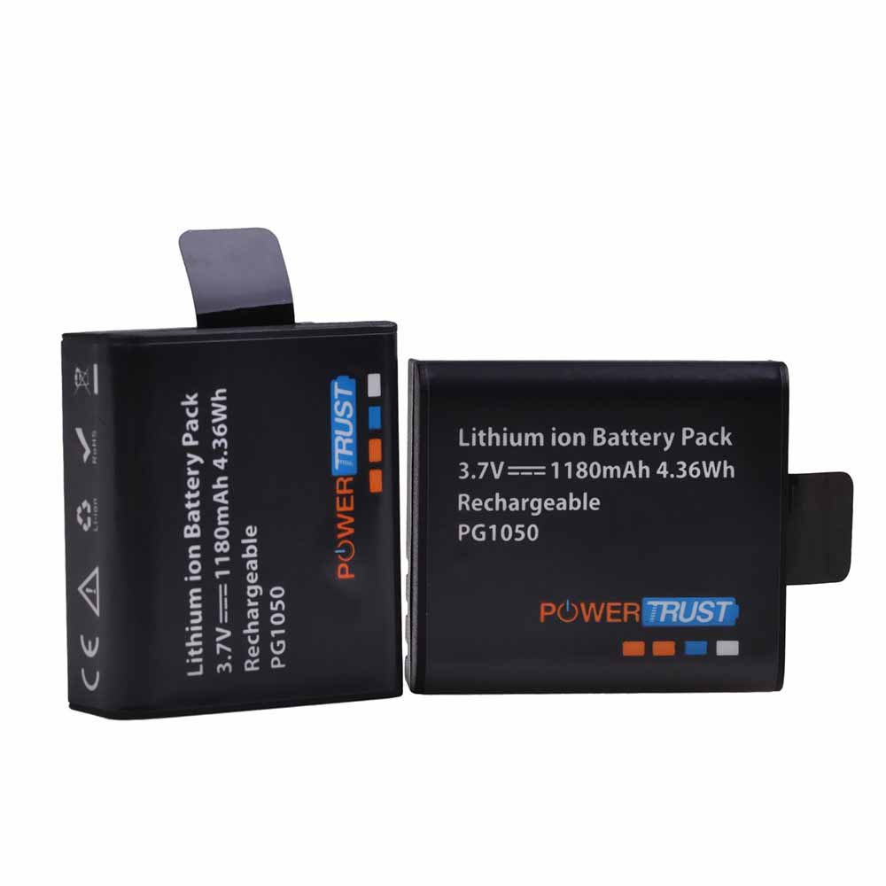 Batería PG1050 SJ4000 PG900 de 1180mAh, 3,7 V, con cargador Dual USB para SJCAM SJ5000 SJ6000 SJ8000 M10 EKEN 4K H8 H9 EK7000: 2Battery