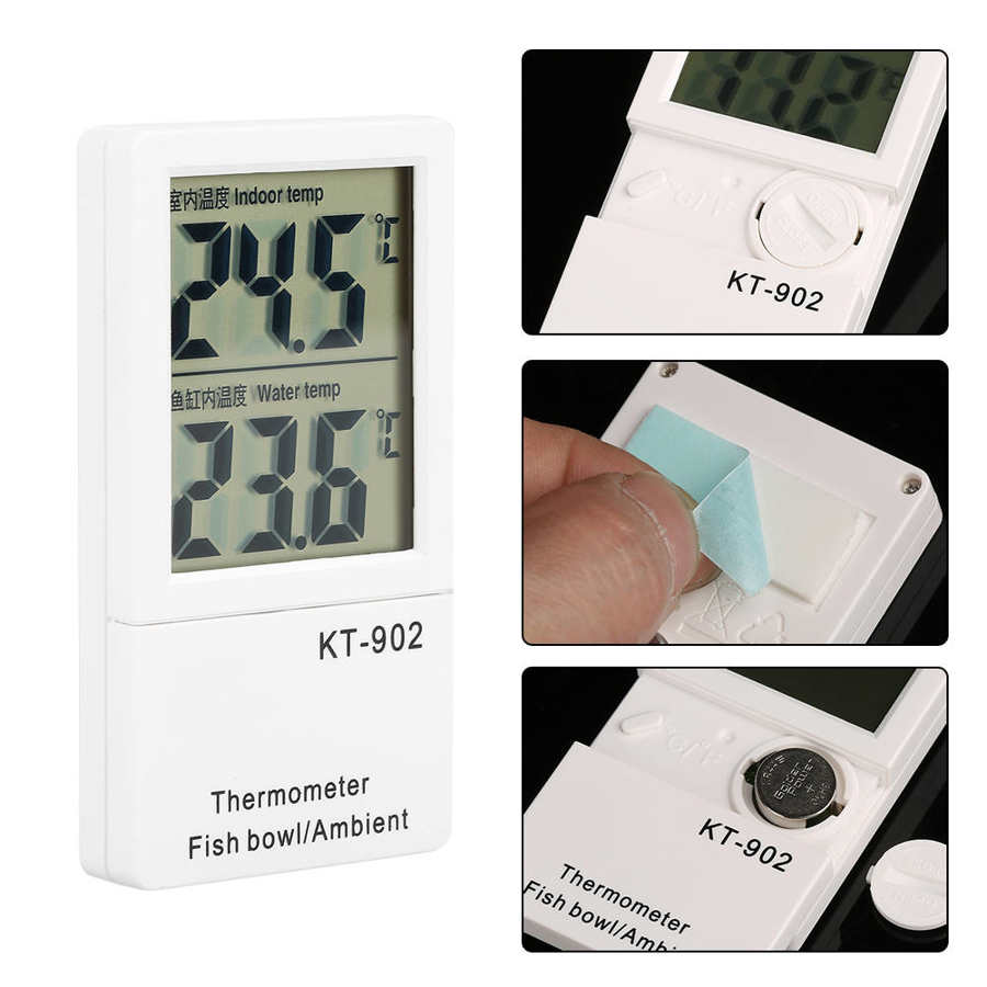 Aquarium Thermometer Indoor Digitale Water Thermometer Meten Fish Tank Temperatuur Voor Meten Indoor Temperatuur