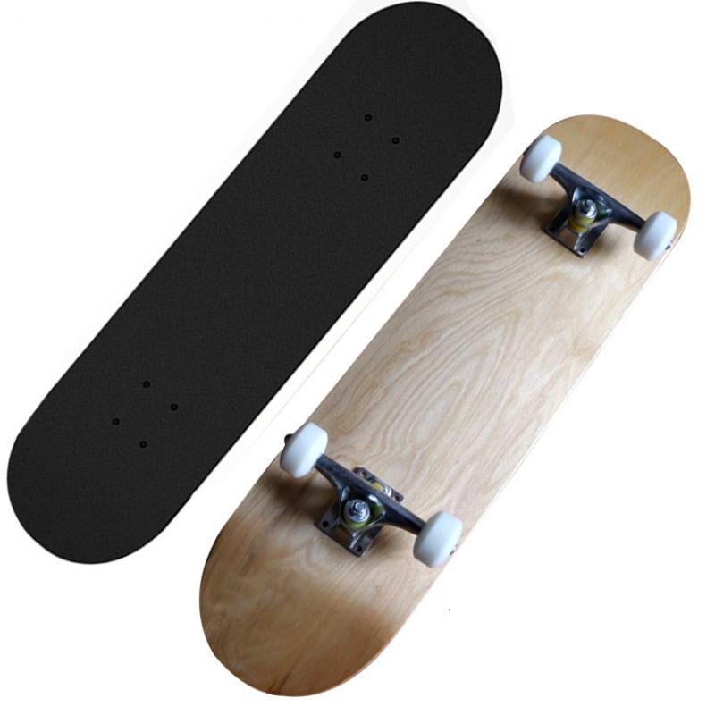 Chinese Esdoorn Skatebooards Diy Skate Booard Decoratie Boards Licht Houten Dubbele Rocker 43-80Cm Kinderen Kids Volwassen Skateboard