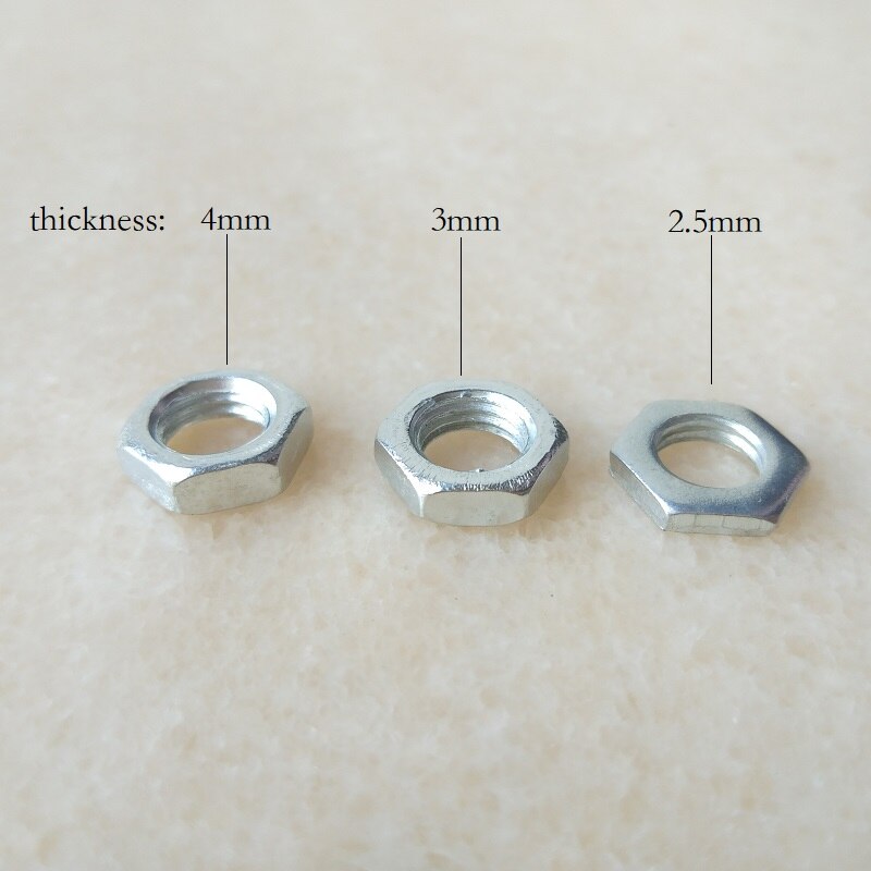 5 Stks/partij M8 Lamp Schroef Bouten Tand Buis 8Mm Diameter Zinklegering M8 Buitendraad Holle Buizen Verlichting Accessoires
