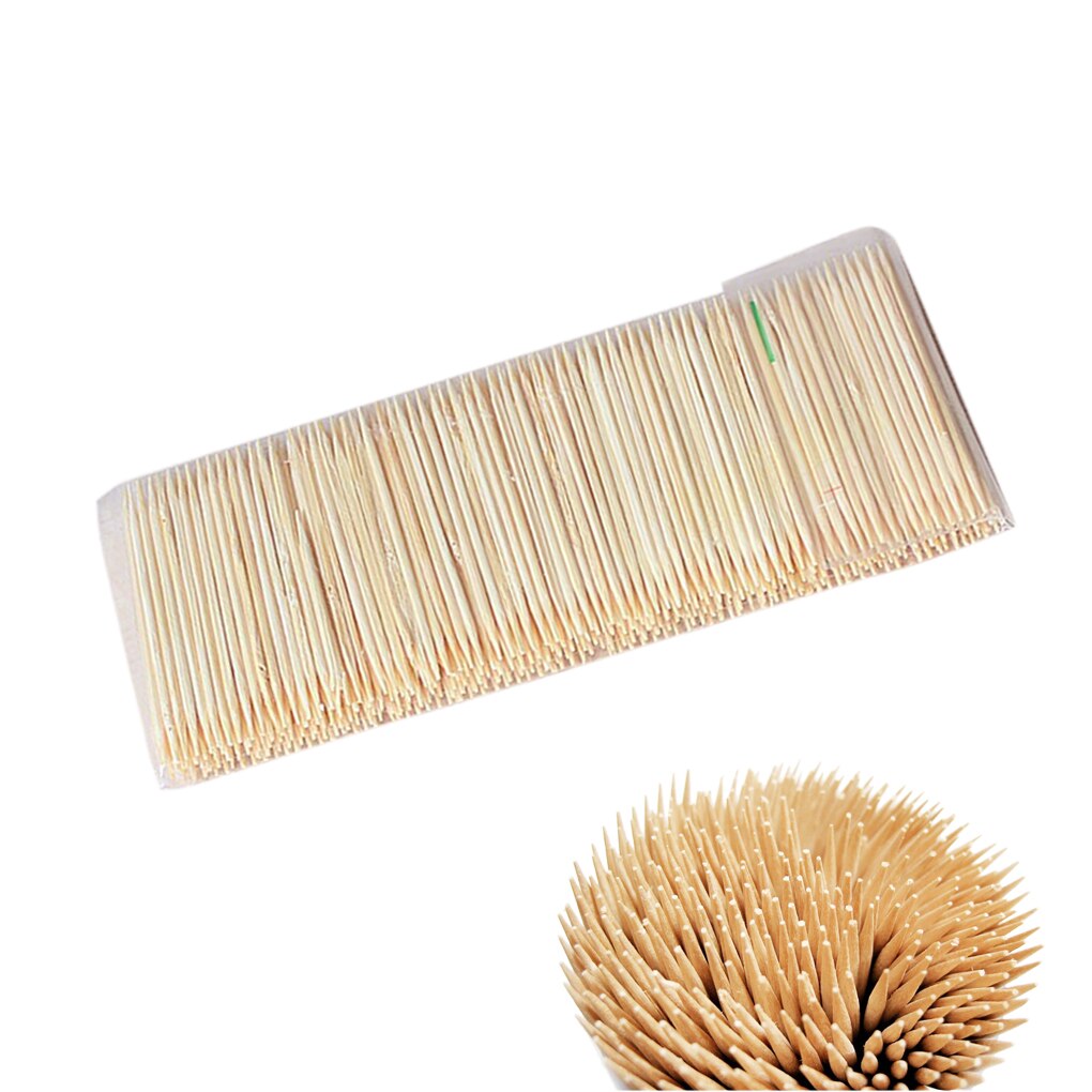 Rushed Toothpicks disposable Toothpicks Party Picks bags Bamboo
