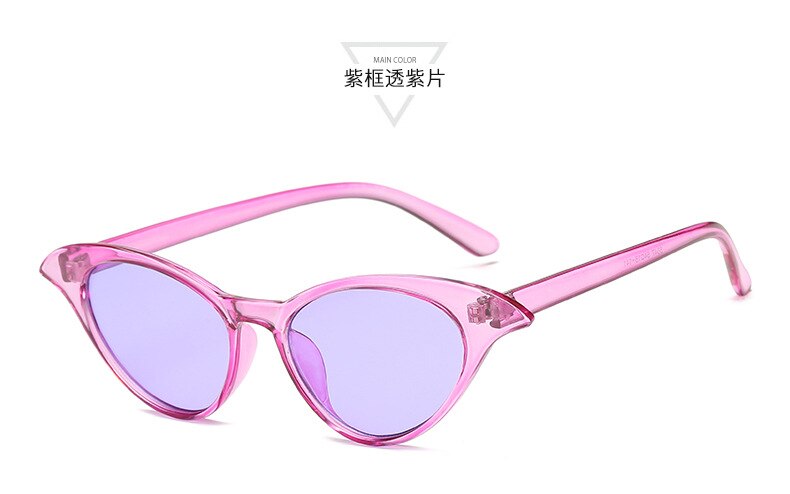 Zonnebrillen voor heren en dames cat eye personality all-match ultralichte zonnebril dames oculos de sol feminino  uv400