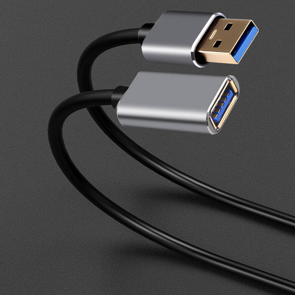 1M USB Extension Cable Cord Super Speed USB 3.0 Cable Male to Female Data Sync USB Extender Extension Cable Computer Cable