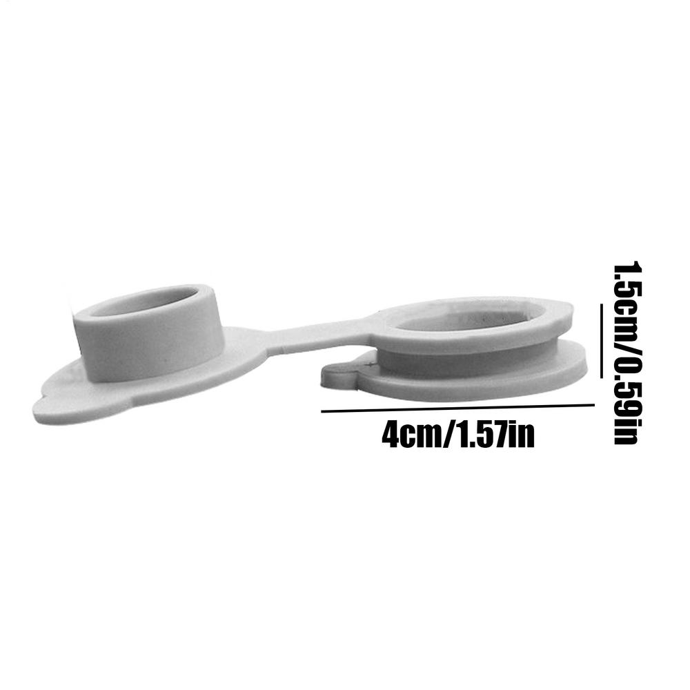 2 Stuks Siliconen Bad Stopper Lekvrije Afvoer Cover Gootsteen Haar Stopper Bad Platte Plug Stopper Bad Stopper voor Badkamer: Grey