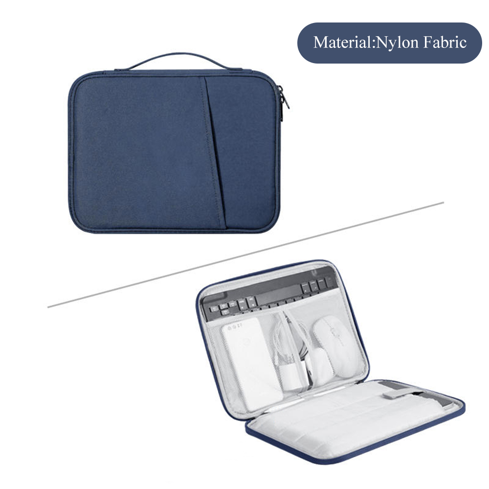 Laptoptas Voor 11-13 Inch Beschermhoes Voor Tablet Hoes Gewatteerde Draagtas Geschikt Voor Ipad Macbook Xiaomi Asus Huawei Lenovo: 11-inch / Wijn Rood