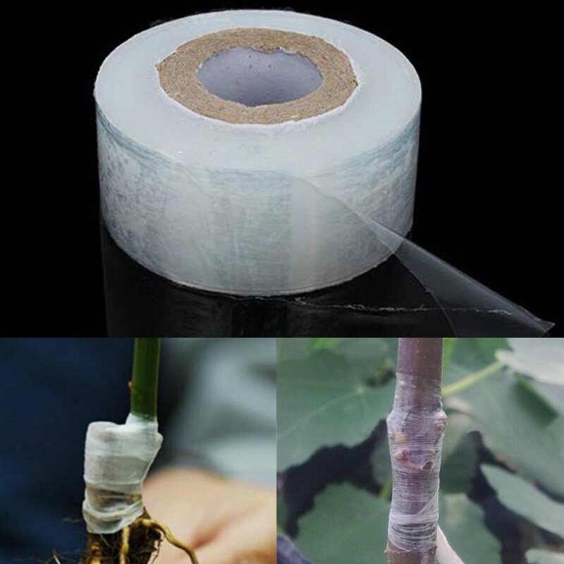Miljøvennlig pe-podetape 30mm*120m hagetreplanter frøplanter podeutstyr selvklebende strekkbar podetape