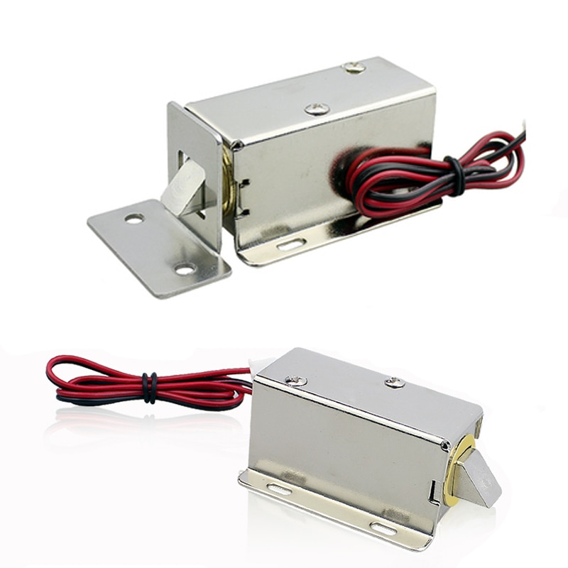 DC12V 24V small electric Bolt lock storage cabinets electronic lock mini electric bolt lock drawer file cabinet lock