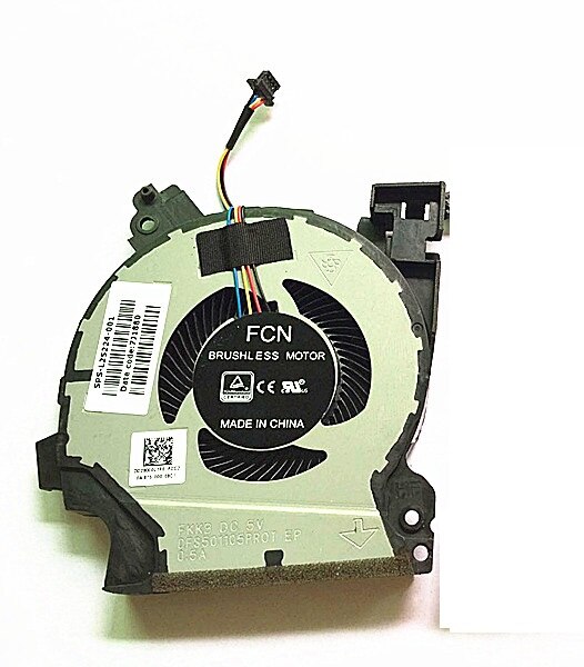 Original CPU GPU fan for HP ZHAN99 TPN-C134 i7-8750H Cooling Fan L25223-001 L25224-001: CPU