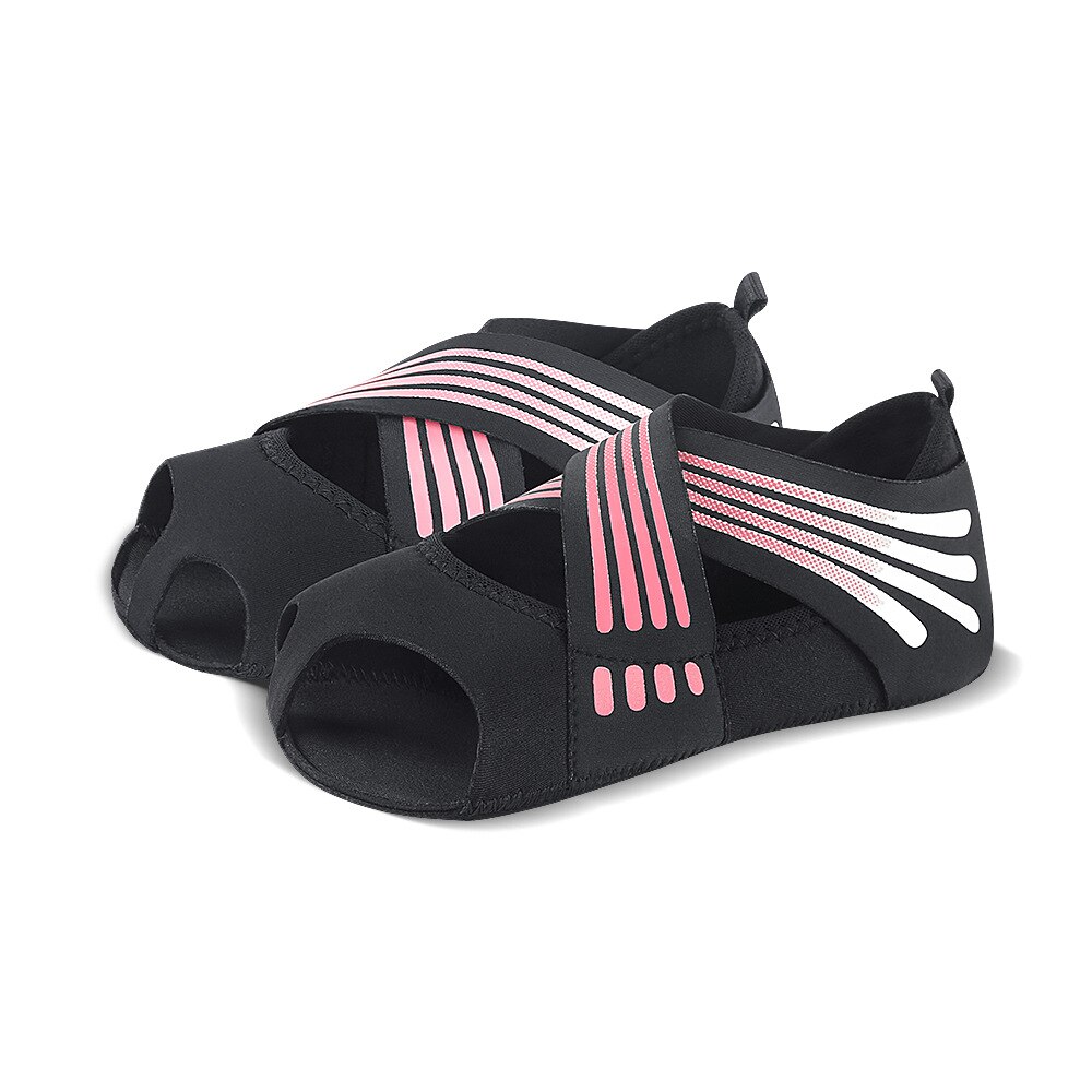 Yoga Shoes Women Soft Bottom Pilates Shoes Five Fingers Training Yoga Socks Dance Backless Shoes Socks