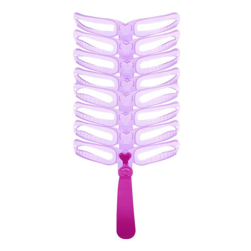 8 in1 Reusable Eyebrow Stencil Set Eyebrow Makeup Tools Aid Eyebrows Thrush Threading Beauty Kit Card Artifact Mold Makeup A1O1: Default Title