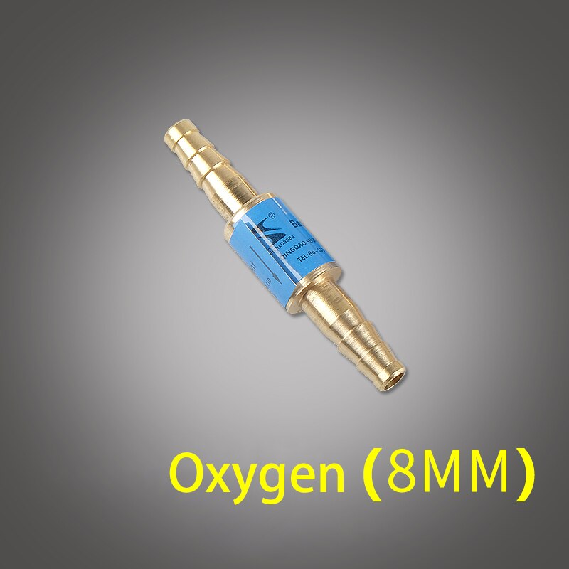 1pcs Pipe Flashback Arrestors Of Acetylene Liquefied Gas Propane &amp; Oxygen Fuel Check Valve Safety Valve: Oxygen 8mm