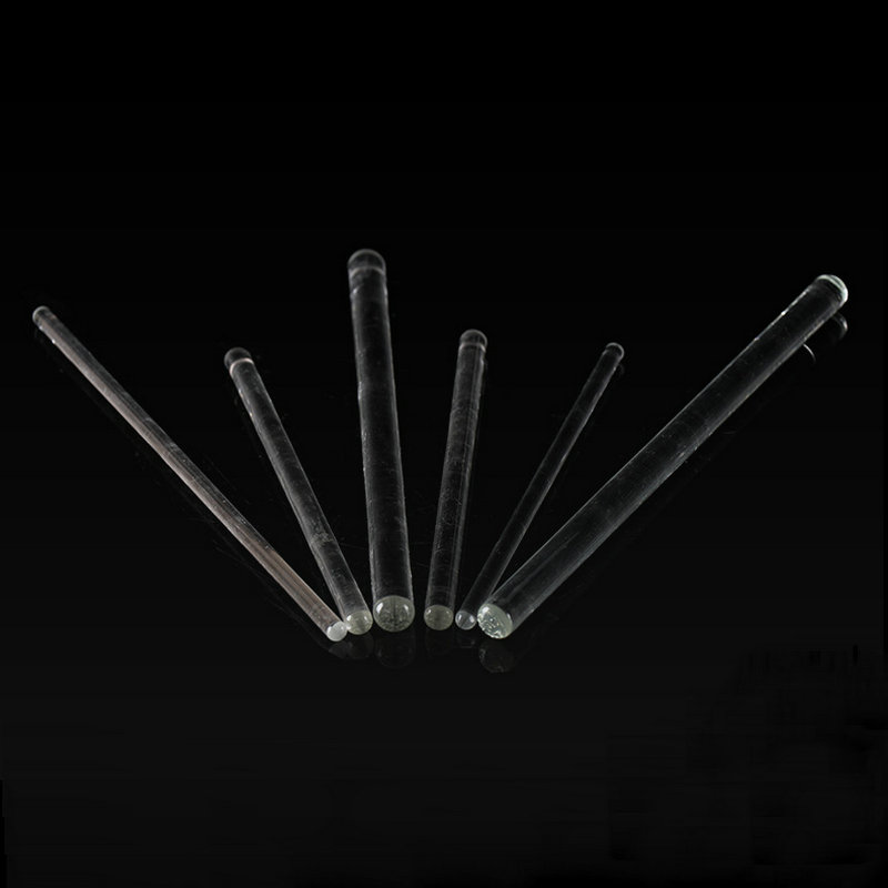 High Temperature Resistance Lab Borosilicate Glass Stirring Rod Beaker Dispensing Bar Diameter 4-10mm Length 150/200/250/300mm