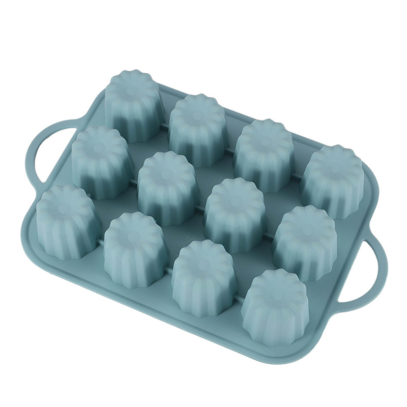 12 Kopje Cannele Gecanneleerde Vorm Cake Pannen Cupcake Muffin Vorm Bakplaat Thuis Keuken Kok Diy Tools