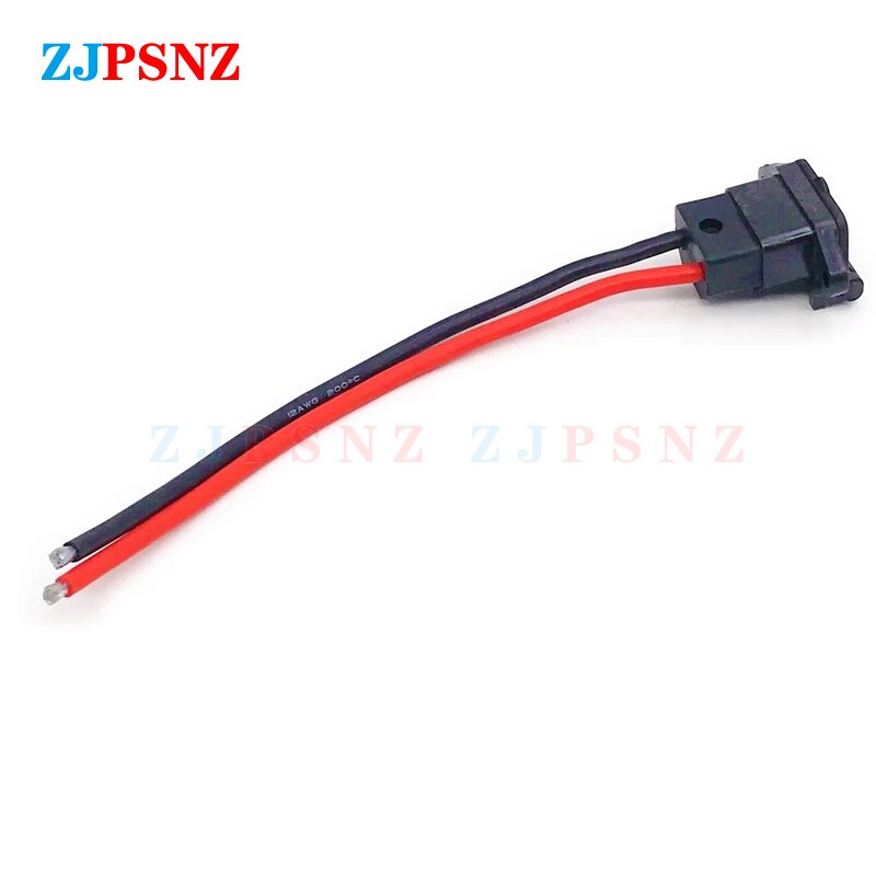 Spina connettore batteria e-bicicletta universale tre prese di ricarica verticali con cavo 12AWG per veicolo elettrico 36V 48V J31