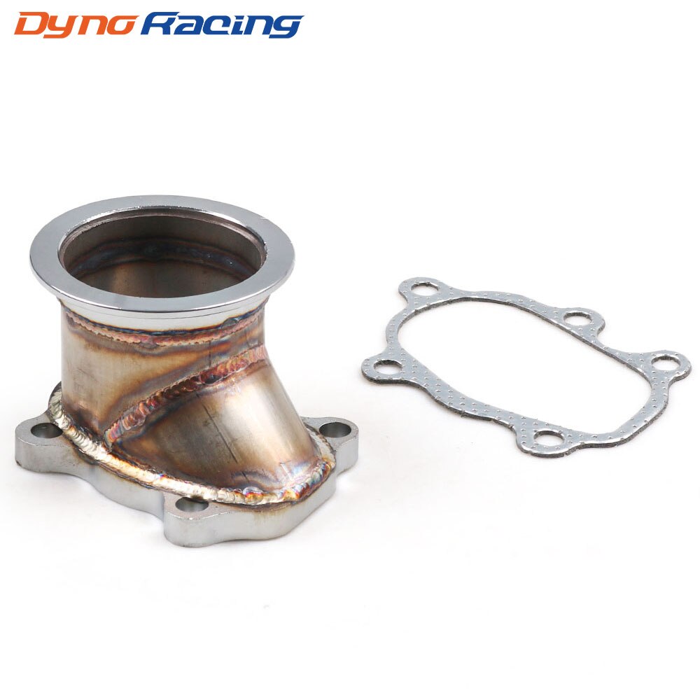 For  t25 t28 gt25 gt28 to 2.5 &quot; turbo-nedløbsadapter 63mm v-bånds klemflange  bx102142