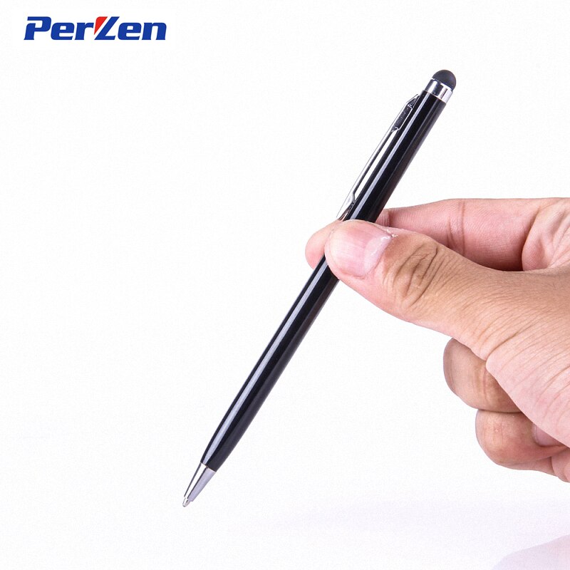10 Stks/pak Universele 2 In 1 Touch Screen Stylus Pennen Voor Ipad Iphone Samsung Tablet/Alle Mobiele Telefoons/tablet Pc + Zip Bag