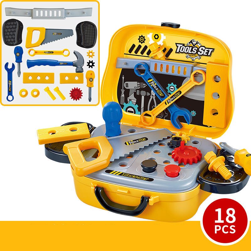24PCS/Set Garden Tool Toys For Children Repair Tools Pretend Play Environmental Plastic Engineering Maintenance Tool Toys