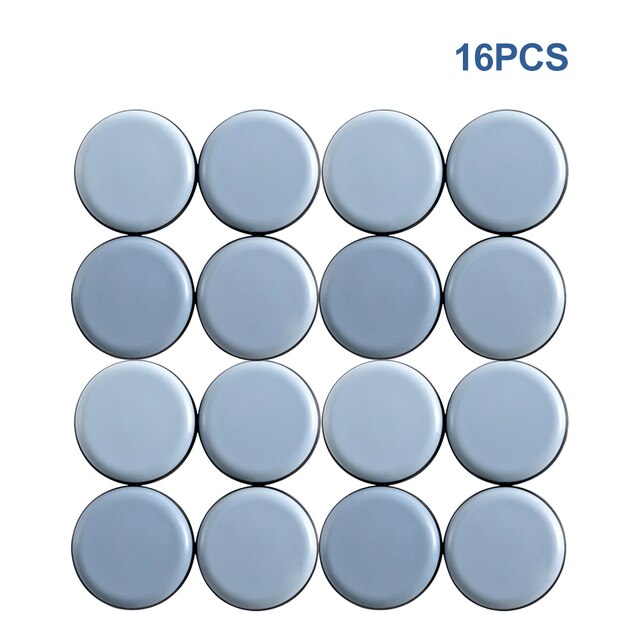 Set van 16 meubelglijders, ronde PTFE Teflon zelfklevende meubelpads Set van 16 meubelglijders, ronde PTFE Teflon zelfklevende meubelpads