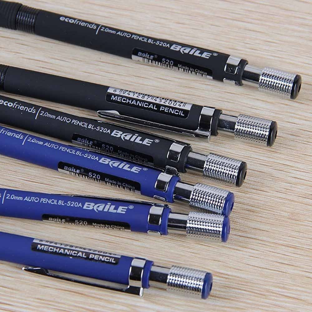2.0mm Black Lead Holder Mechanical Drafting Drawing Pencil School Stationery