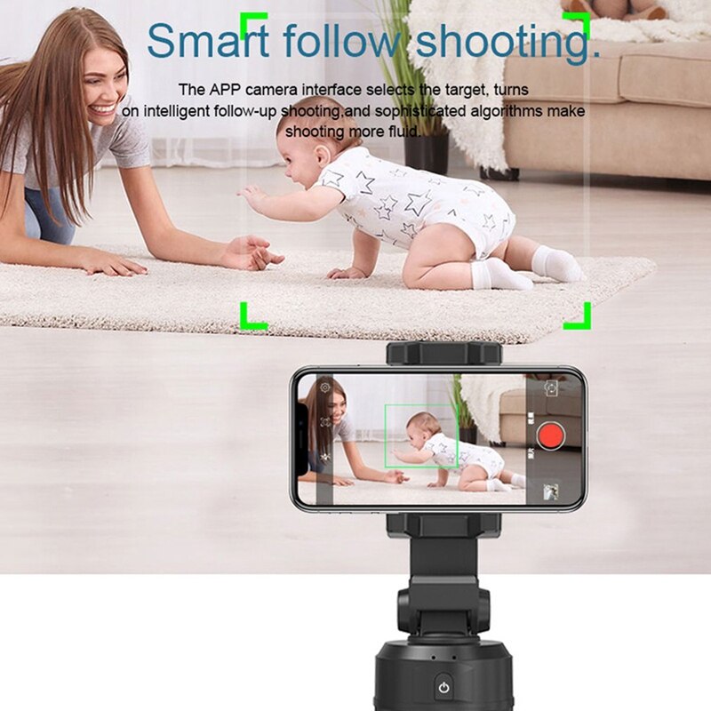 Ai 3 In 1 Auto Smart Volgen Selfie Stok Draagbare 360 Graden Rotatie Statief Vlog Live Statief Camera Telefoon Houder