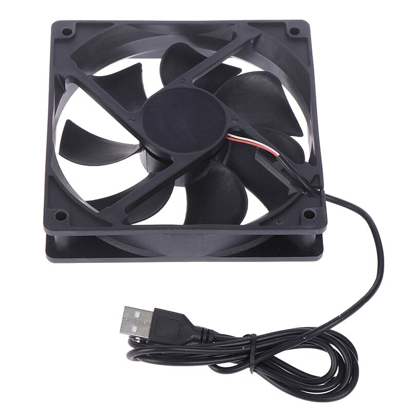 1Pc 120x120x25mm 5V USB Connector PC Computer Cooling Cooler Fan Heatsink With 45cm Cable