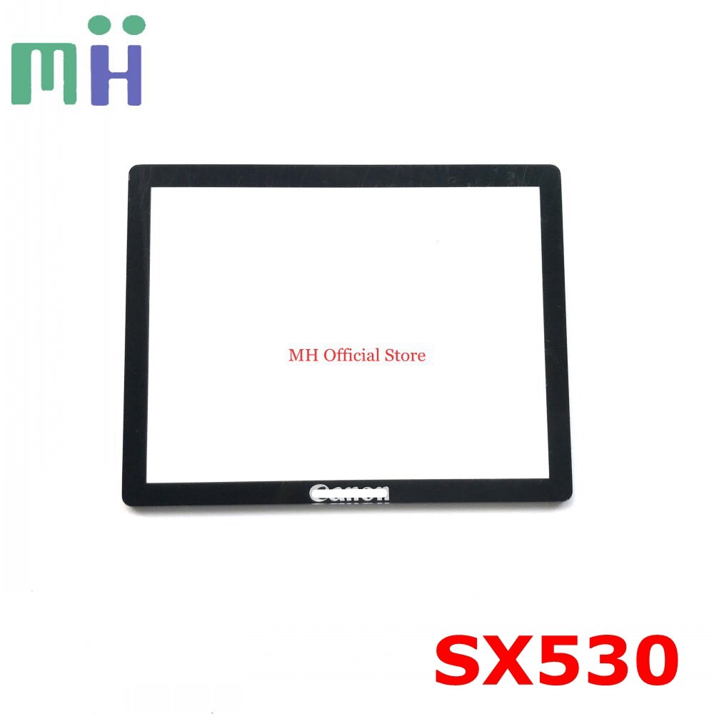 Copia nueva para Canon SX530 HS PowerShot SX530HS, cubierta trasera para pantalla LCD trasera, funda protectora de pantalla, parte de reparación de cámara de vidrio para ventana