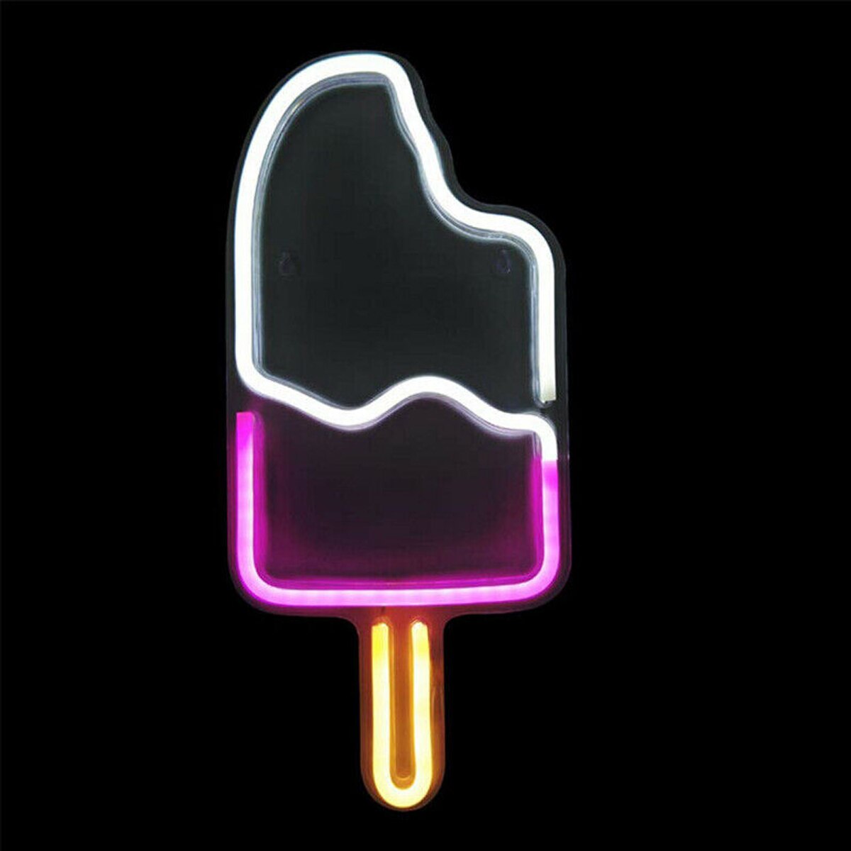 Neon lampor led neon skylt ljus julgran glass neon lampa för öl bar hem fest sovrum dekoration jul: Glass