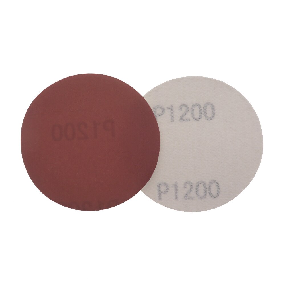 Disco de lixa para lixa de metal e madeira, 60 a 2000mm de óxido de alumínio com gancho e laço de secagem, disco de lixar metal e madeira: 1200  Grit / 40 Pcs