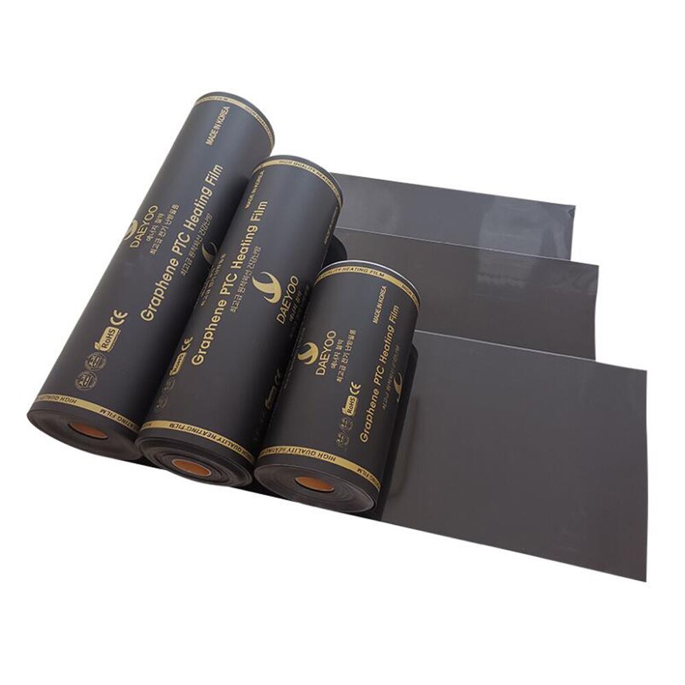 Grafeen Infrarood Vloerverwarming Film 220W/M2 AC220V Mat 50Cm Breedte Warme Vloer Mat