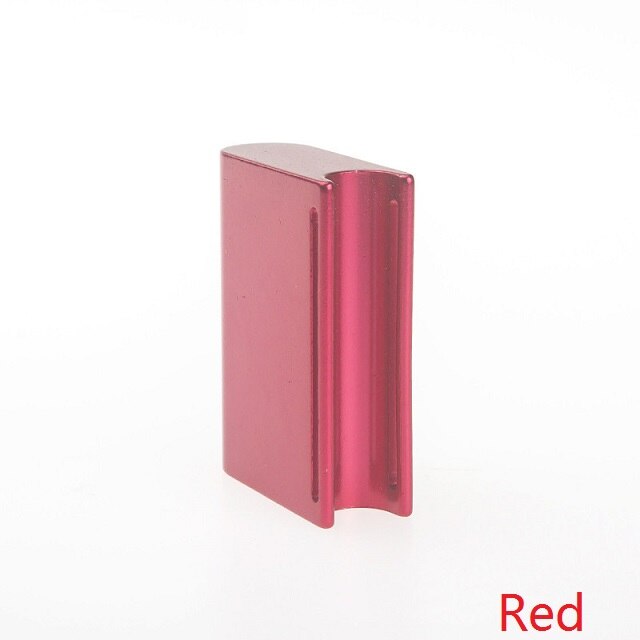Outil de brunissage du cuir, ponceuse à bords coniques en aluminium, polissage multifonctionnel, bords propres sur les projets d&#39;artisanat du cuir: Red