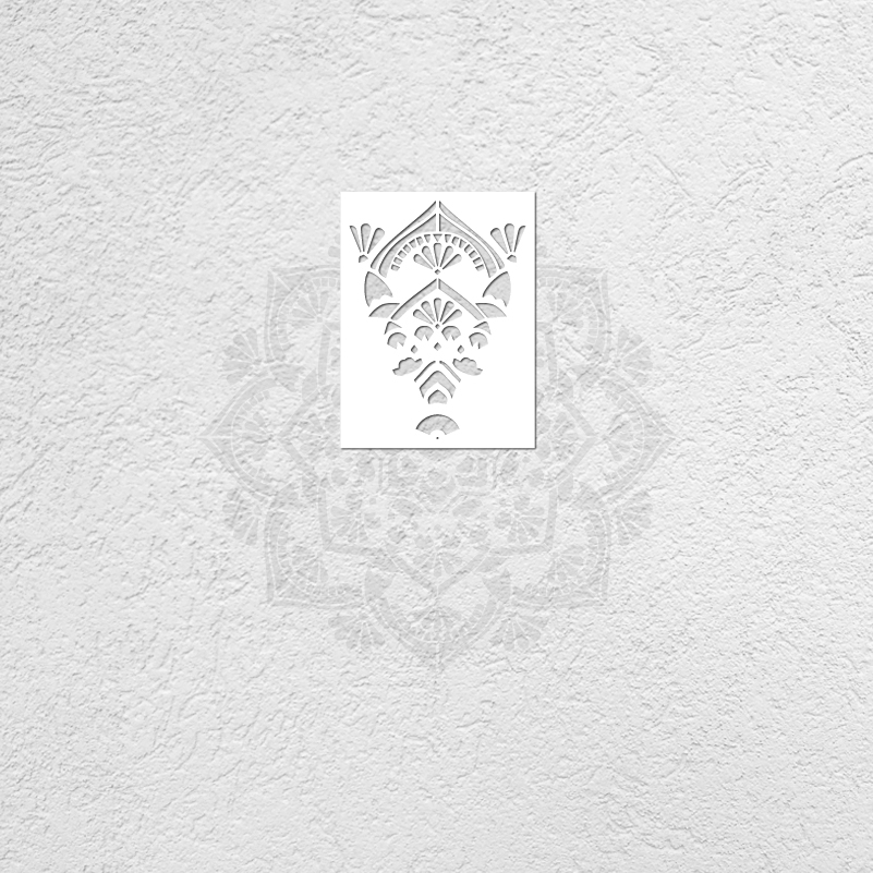 Plantilla de Mandala Extra grande de 70cm - 110cm para pintar decoraciones de flores de pared grande plantilla de suelo pintura plantillas redondas patrones S280: Morado / S