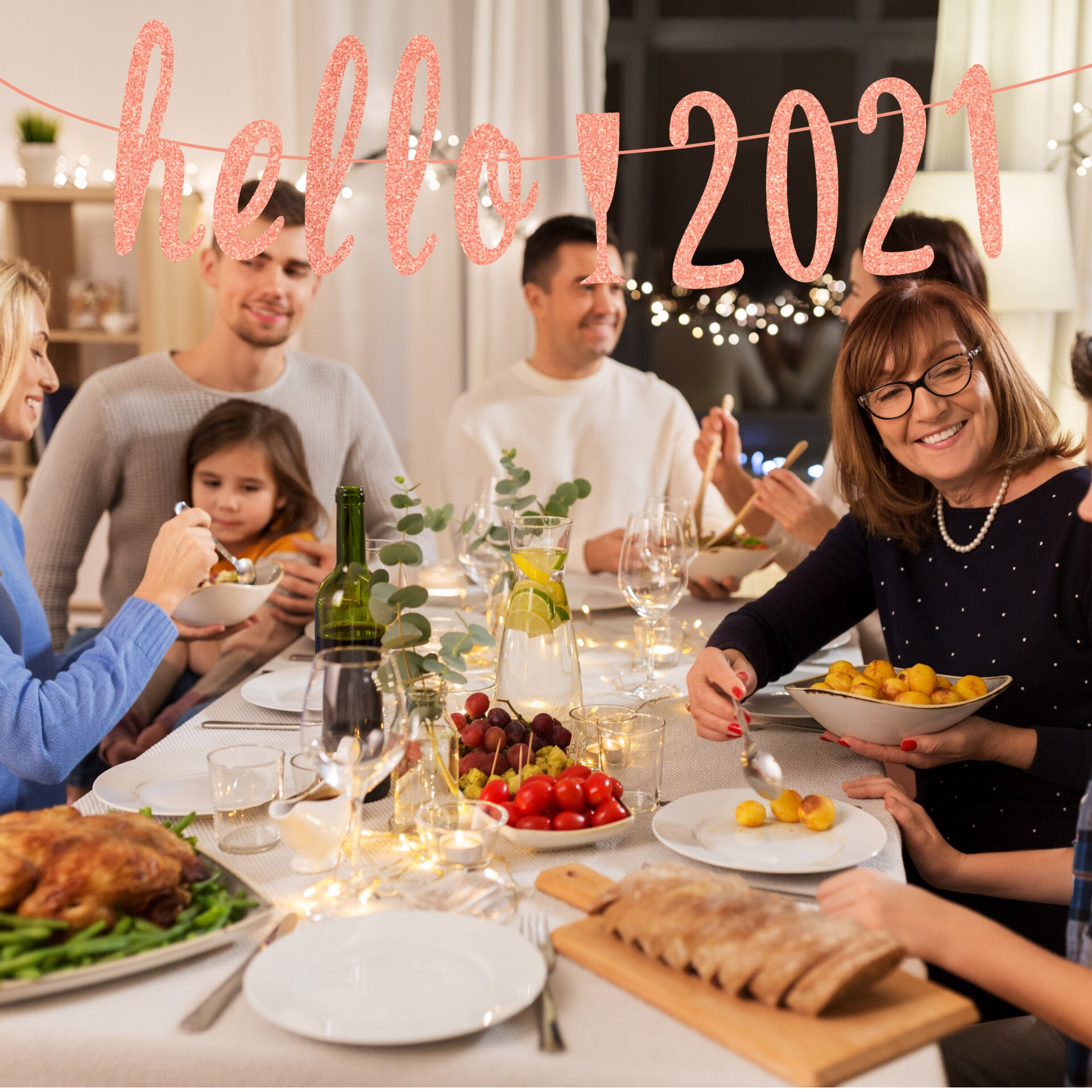 Happy Year Merry Christmas Banner Paper Garland Bunting Christmas Party Year Home Hanging Flags Decoration: C