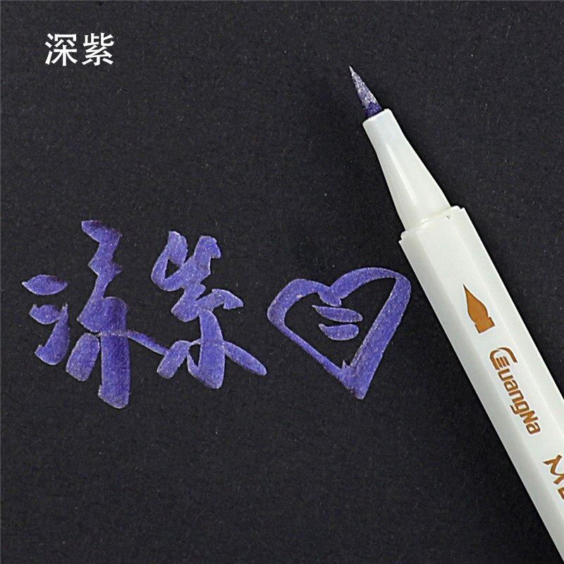Rotuladores coloridos respetuosos con el medio ambiente práctico álbum de fotos DIY Scrapbooking bolígrafo de Graffiti decorativo para tarjetas de Metal de cristal: 18