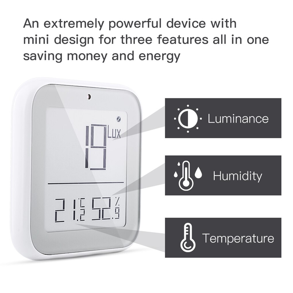 Tuya ZigBee Digital WiFi Temperature Meter Air Conditioner Controller Living Room Humidity Sensor Home Intelligent Supplies