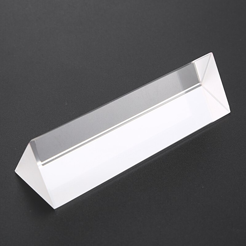Natuurkunde onderwijs prisma precisie optisch glas 4 inch