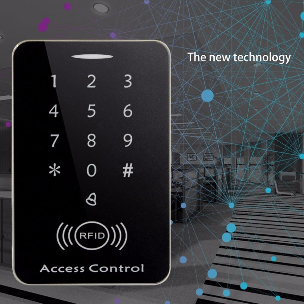 125khz RFID Keypad access control system digital keyboard door lock controller RFID card reader with 10pcs TK4100 keys