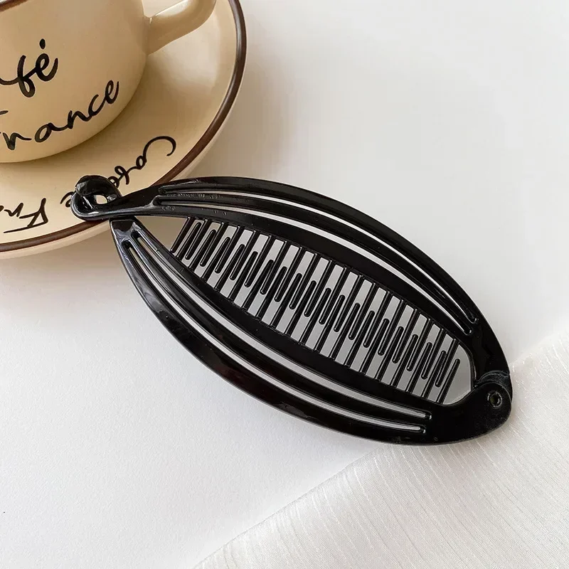 Haar Seite Kamm Perlen Haare Clips Fisch Geformt Banane Clips setzt Fisch Clip Spiral- Haar Einsatz Kamm Kämme Kopfschmuck: Weiß
