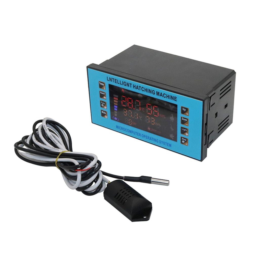 1Set Multifunctional Electronic Colorful LED Display Temperature Humidity Incubator Controller Chicken Poultry Incubation Device