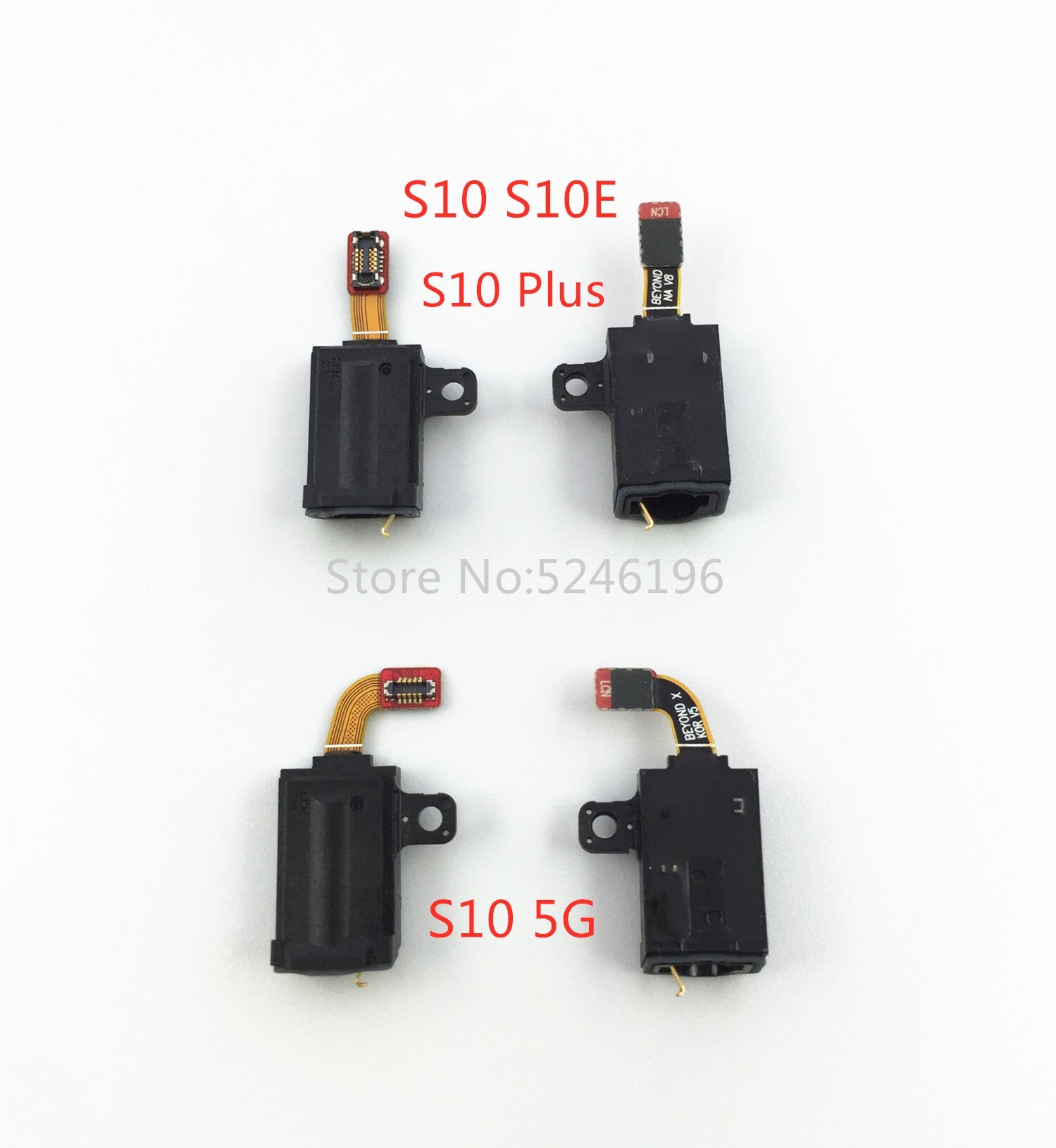 Kopfhörer Kopfhörer Audio- Jack biegen Kabel Für Samsung Galaxis S10 S10 + Plus S10E S10 5G Headset Buchse Jack Hafen Mit Mikrofon