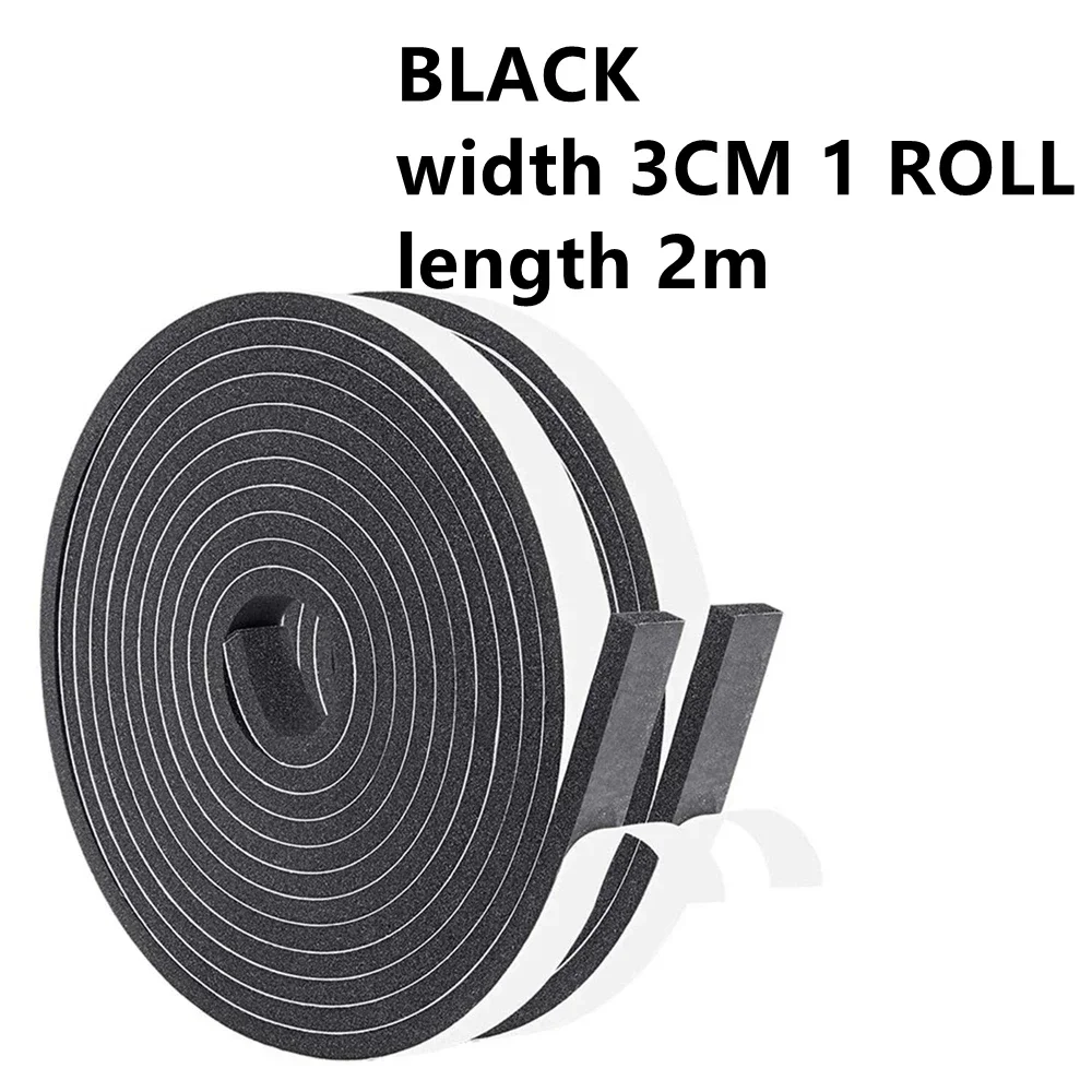 Door Window Sealing Strips Sound-Proof Foam Weatherstrip Noise Insulation Draft Excluder Bottom Seal Strip Blocker Wind Guard: Orange