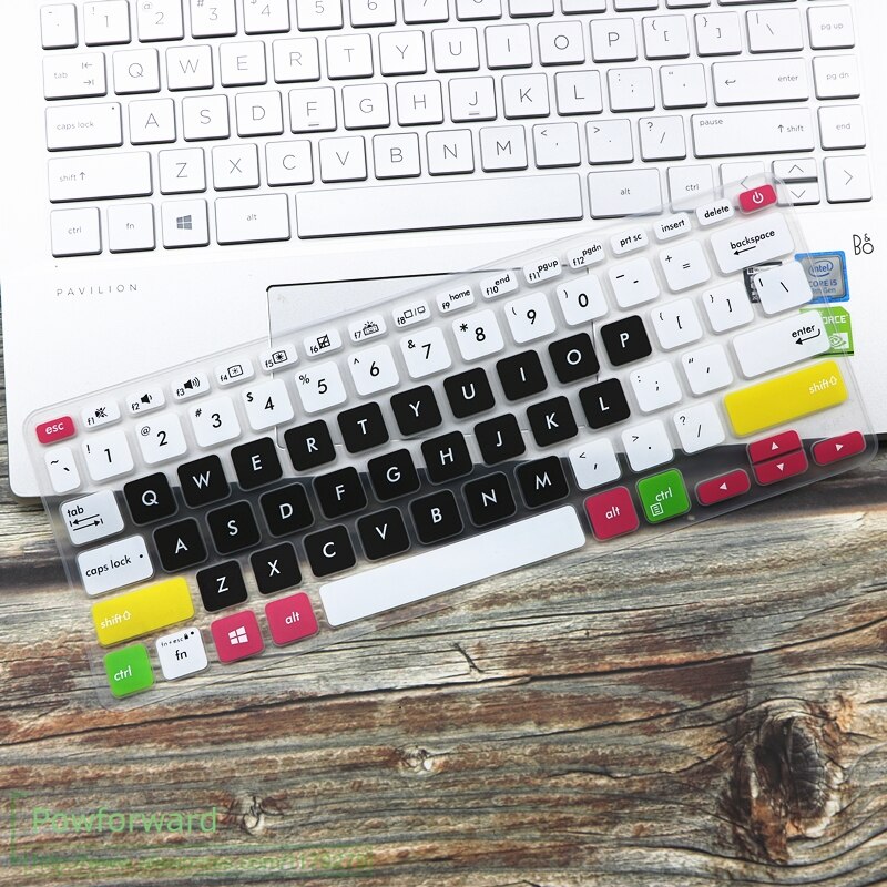 for ASUS VivoBook 14 X403F X403 X403FA X412 X420UA A403FA X412FJ X420 laptop keyboard Protective Keyboard Cover Protector: candyblack
