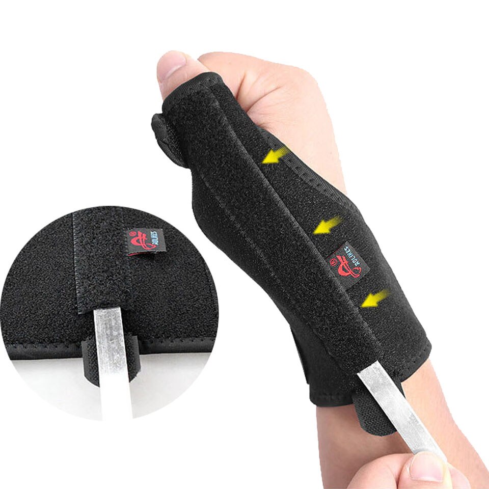 1Pcs Thumb Splint Voor Tendinitis Met Ingebouwde Spalk Voor Artritis, carpaal Tunnel En Verstuikingen Natuurlijke Pijnverlichting Voor Duimen