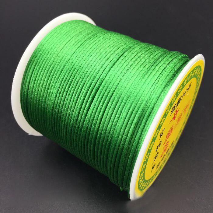 55m 1.5mm mjuk satin råttsvans siden makrame sladd nylon halsband smycken fynd vaxad sladd strängtråd för gör-det-själv armband