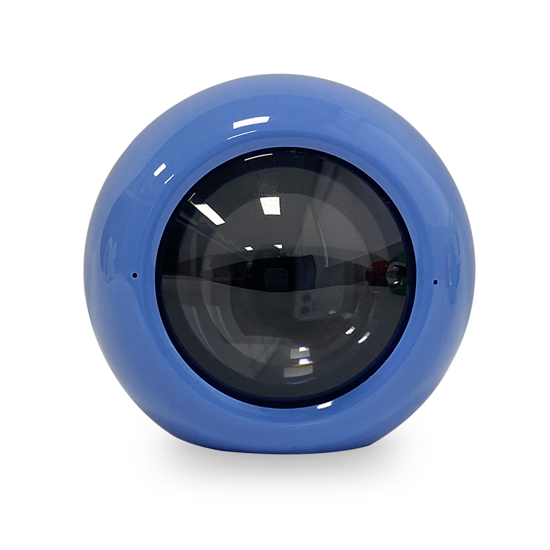 3d Crystal Ballvideo Player Displaying Customizable Video Glass Ball Electronic Screen Perfect For Couples Petsand Memorie: Blue